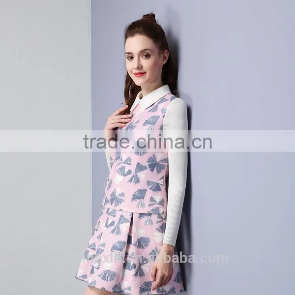 Wholesale Clothing Long Sleeve Slim Winter Dresses for Women photo-2