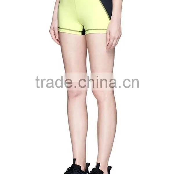 2016 Unique Design Lady Neon Colourblock Mountain Bike Shorts Customized photo-2