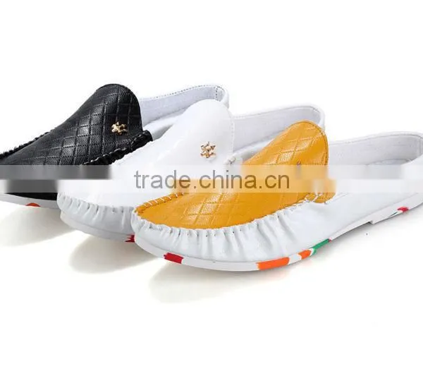Fashion pu Leather Peas Shoes Casual for Men High Quality, Adults Camouflage Men Casual Shoes Sample for Male photo-6