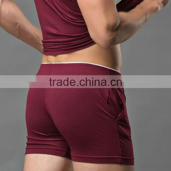Whilte Plain Cotton Seamless Underwear for Boys Wholesale photo-4