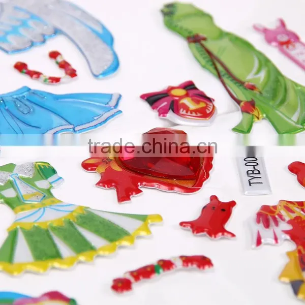Chilren Carton Sticker Education Sticker 3D Pop-up Sticker Cute Replacement Sticker Girl's DIY Stickers photo-5