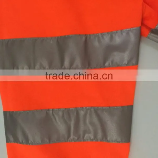 Polyester Inner Brush Fleece Jacket Safety Sweatshirt Meet EN ISO20471 photo-5