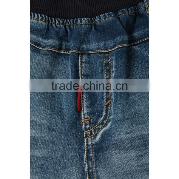 Top Quality Embroidery Patch Pocket Boys Ripped Jeans Regular Fit Kids Jeans for Autumn photo-5