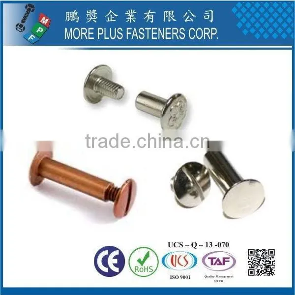 Taiwan Stainless Steel Excellent in Asia Tableware Chicago Screws Male and Female Rivet photo-5