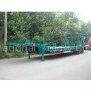 35 Tons Semi Low Bed Trailer With Bogie Suspension High Strength Steel