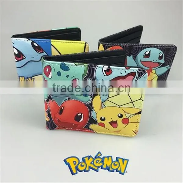 Hot Game Pokemon Go Wallet High Quality Pokemon Pikachu Money Bag Pocket Monster Purse Cartoon Fold Wallet photo-4