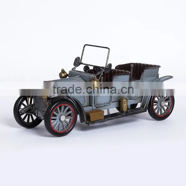 Handmade Iron Cool Great Gift Model 1909 Rolls-Royce Old Retro Car Tin photo-2