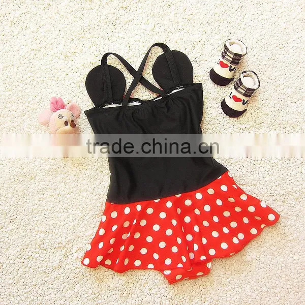 Fashion Baby Swimwear 1-6 Years Old Kids Girls Swimsuit One Piece photo-2