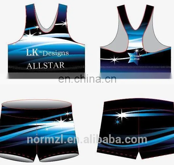 Blue Sky Custom Girls Dance Tops Uniforms Dancewear Kids for Youth Girls photo-2