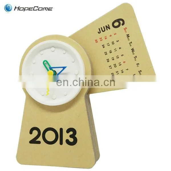 2014 New Desgin Paper Calendar Clock photo-4