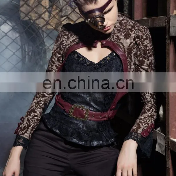 Steampunk Style Bolero With Removable Belt photo-4