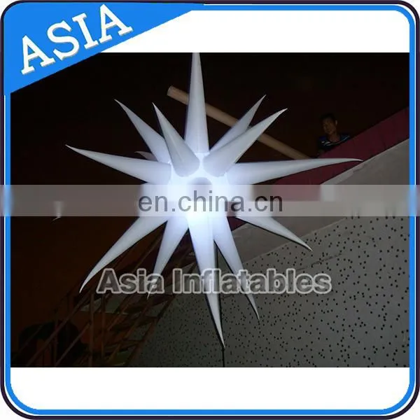 Colorful Night Decoration Inflatable Led Light Star Ball/balloon photo-2