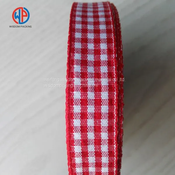 Ribbon Manufacturer Supply Polyester Tartan Ribbon photo-5