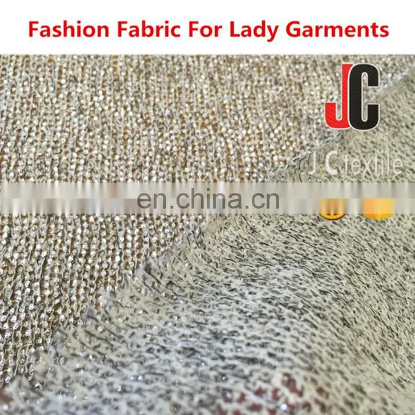 K881143 Wholesale Shaoxing Textile HACCI Silver Design Foil t r Fabric photo-5