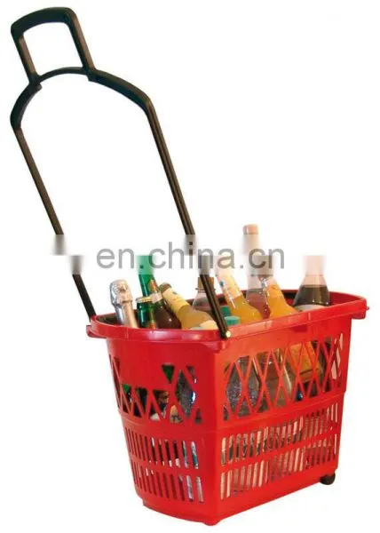 METO Rolling Shopping Basket