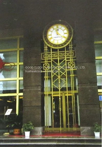 Outdoor Clocks and Movement With Sound Chime and Illumintion Lights