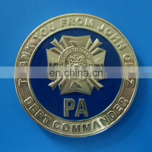 Die Casting High 3D Eagle Design Embossed Operated Coin photo-2