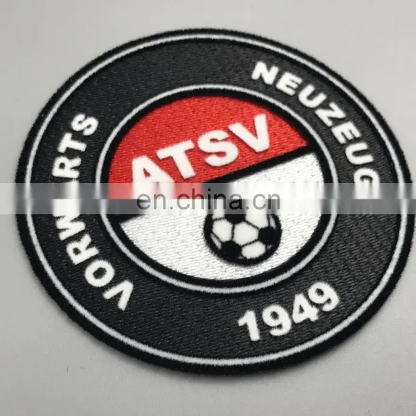 Football Shirt Soccer Patches Printing Sublimation Flock Patch photo-4