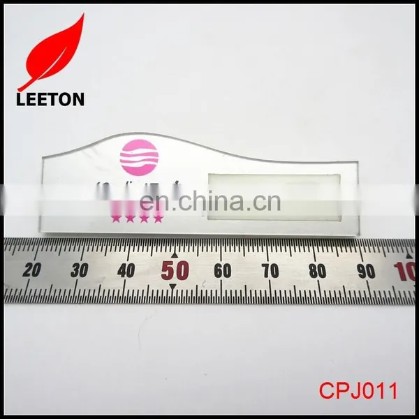 Custom Hotel Name Tag Holder With Pin