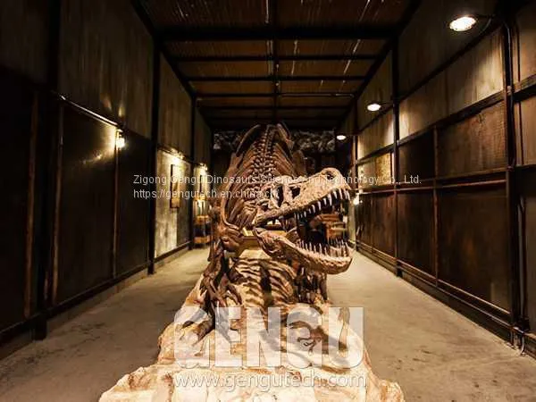 T-Rex Dinosaur Fossil(FP-270) Fiberglass Velociraptor