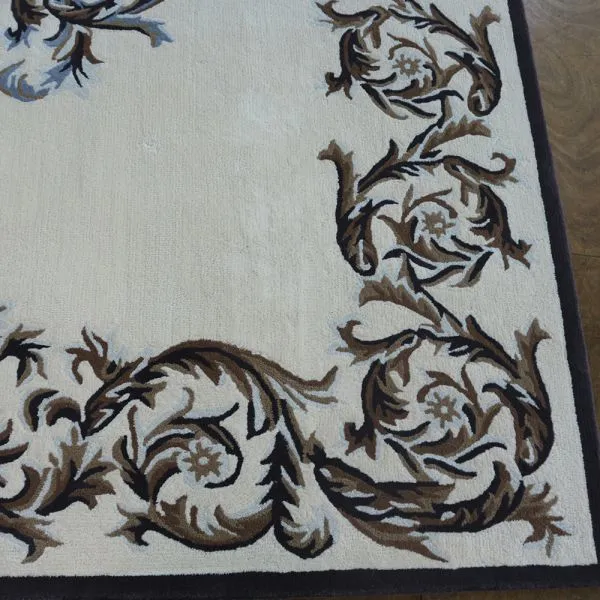 Beautiful Floral Hand Made Carpet Luxury Wool Carpet Living Room Rugs photo-3