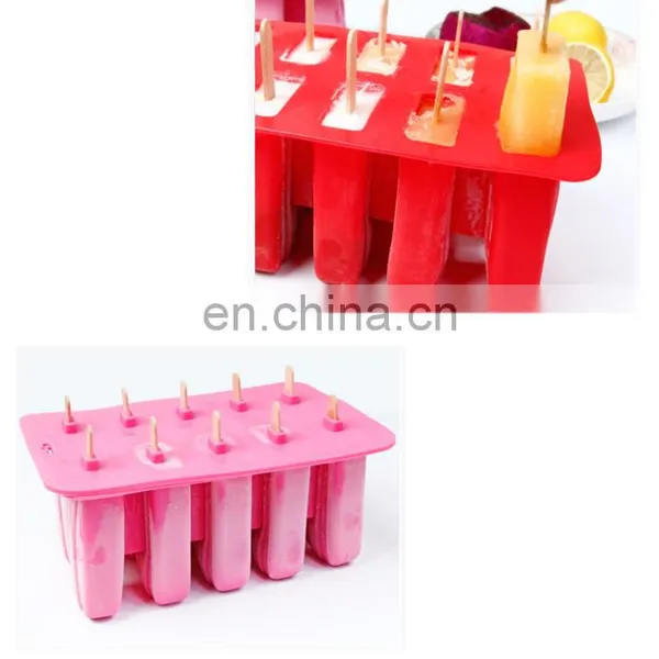 DIY 10 Holes Creative Silicone Mold for Ice Cream and Popsicle photo-2