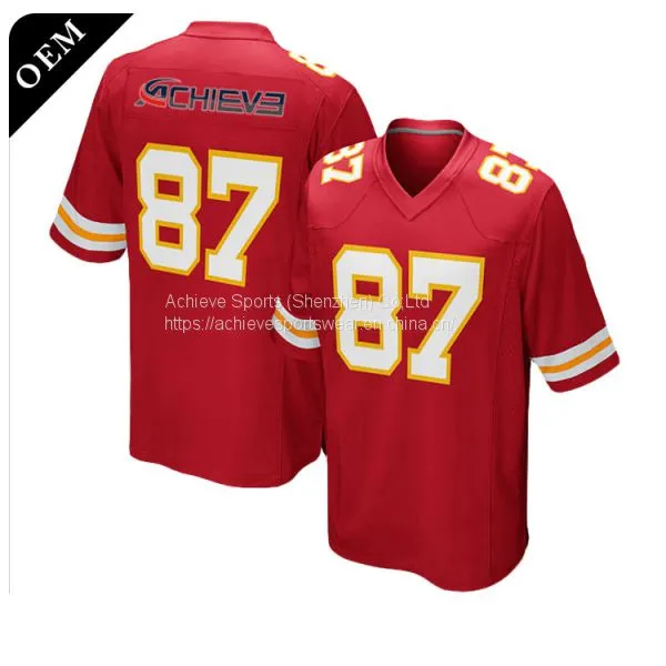 polyester material sublimation printing American Football Practice Jersey