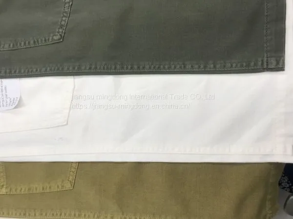 89%Cotton 11%Tencel Slub Broken Twill Fabric photo-3
