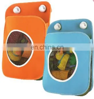 Custom Design Bathroom Storage Bag Kids Toy Hanging Wall Storage Bag Cartoon Mesh Storage Organizer photo-6