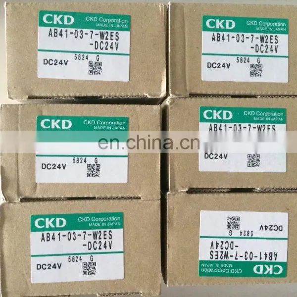CKD Solenoid Valve Japan Solenoid Valve AB41-03-7-W2ES-DC24V photo-2