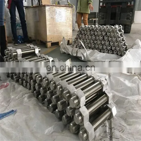 UNS S32760 ZERON100 DIN 933 Hex Bolt With DIN 934 Hex Nut Size M27 X 175 photo-4