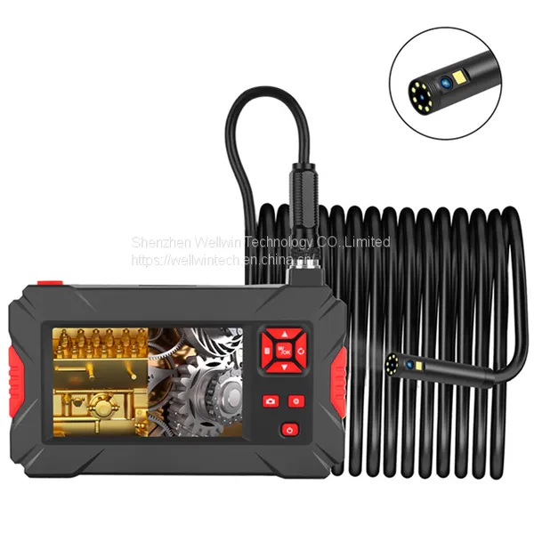 Wellwin 4.3-inch Color LCD Display P30 Dual Lens Endoscope Camera
