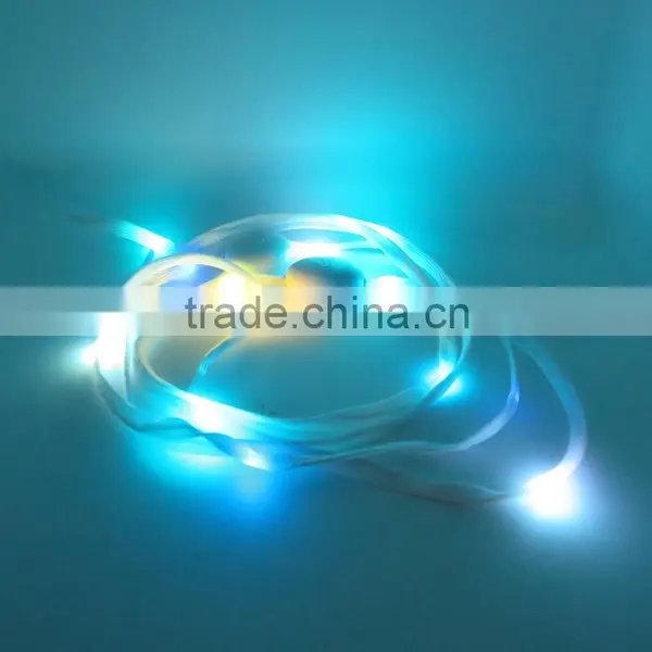 2016 Hot Sale Fashion LED Light Shoestring/colorful LED Shoelace for Party photo-4