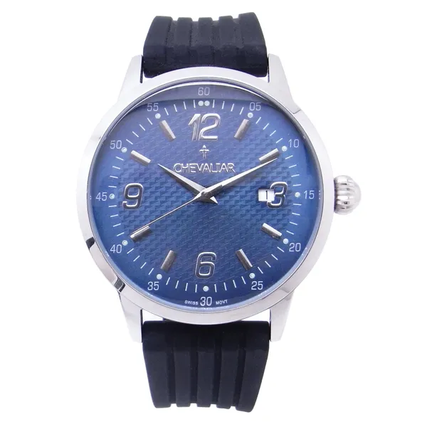 Stainless Steel Fashion Gents Watches Water Resistance Genuine Leather Quartz Man Watch photo-5