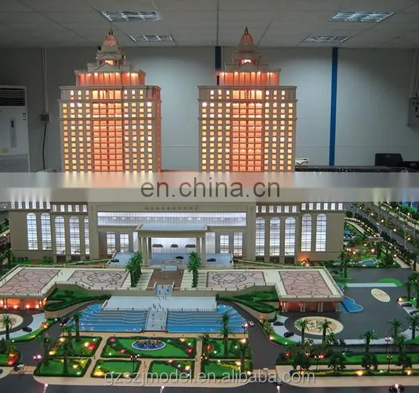 Miniature 3d Building Model , Maquette Office Custom Made Scale Models photo-4