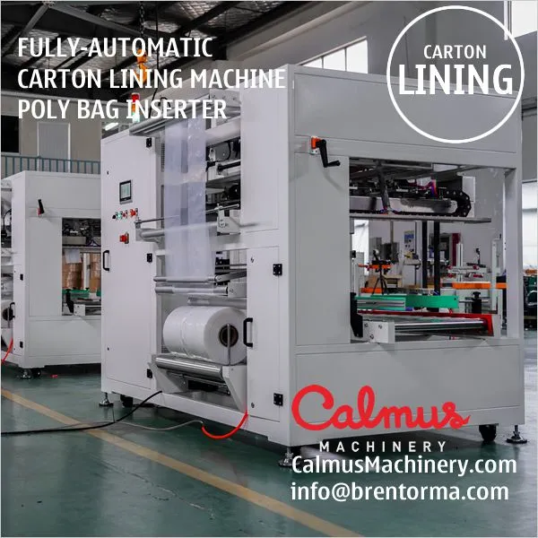 Carton Box Lining Machine Liner Placer Poly Bag Inserter photo-4