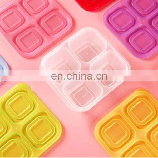 2021 Eco Friendly Classic Double Layer Insulated Plastic Kids Bento Box photo-2