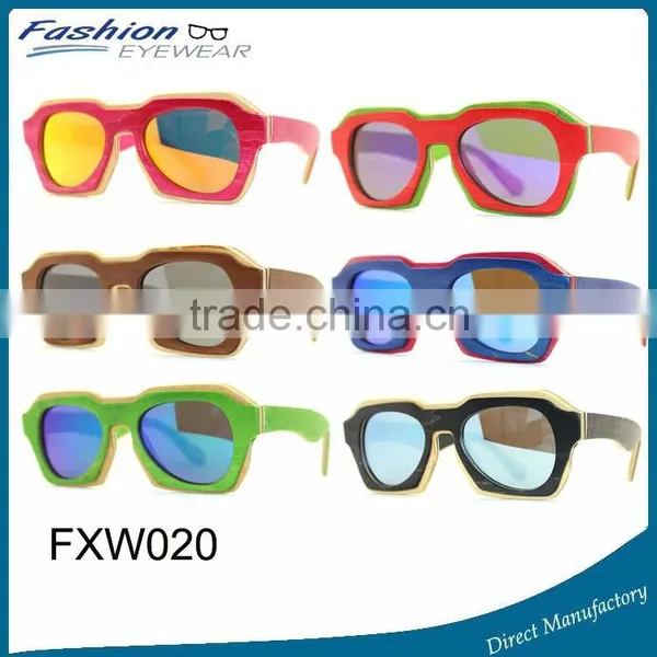 Skateboard Wood Sunglasses China
