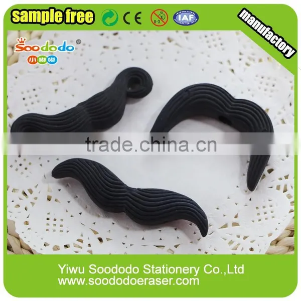 Cheap Hot Stationery Pencil With Eraser Mustache Shape photo-3