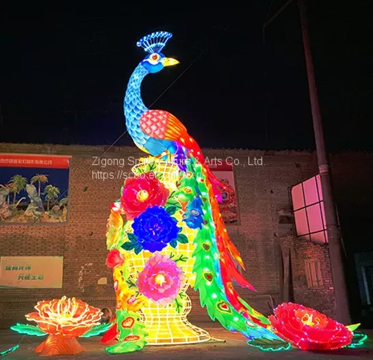City Park Appealing Led Christmas Snow Christmas Garden Decoration Light Christmas Lantern Festival photo-4
