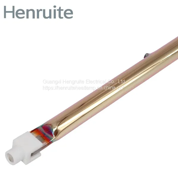 Gold Element Infrared 2000W Quartz Heating Tube Halogen Heating Lamp photo-5