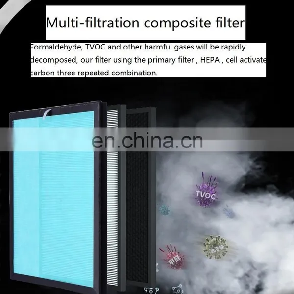 30-50m2 Smoke Removal Multi-filtration Composite UV Disinfection Clinic Air Purifier photo-3
