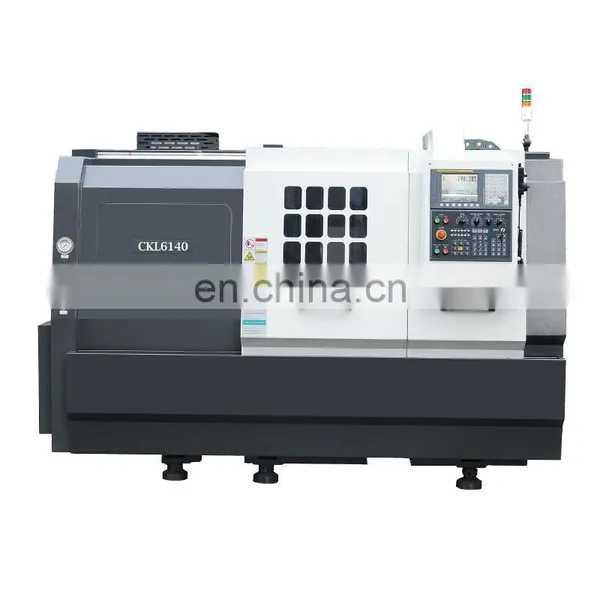Linear Guideway Type CKL6140 Cnc Flat Bed Lathe Machine With One-piece Casting