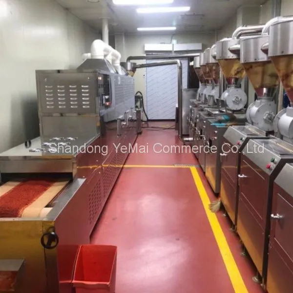 Microwave Continuous Chili Powder Drying Sterilization Machine photo-2