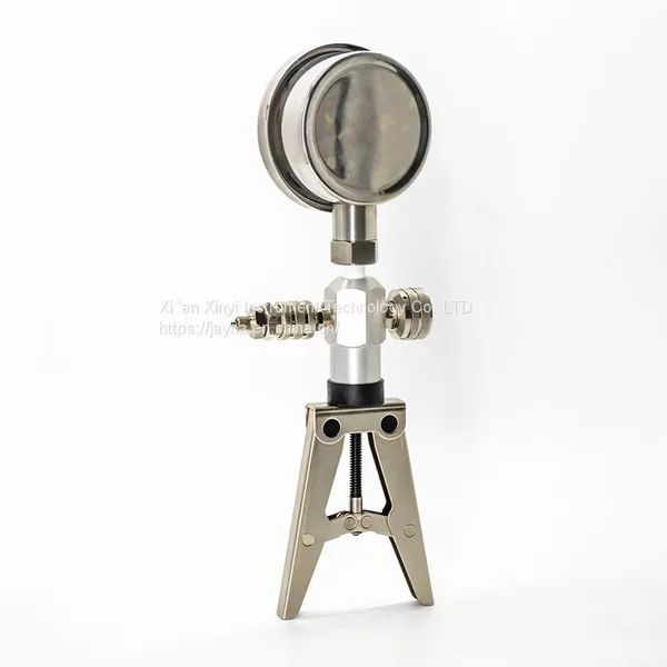 Test Rig Portable Hand Safety Valve Calibration Low Pressure Hand Pump Calibrator photo-4