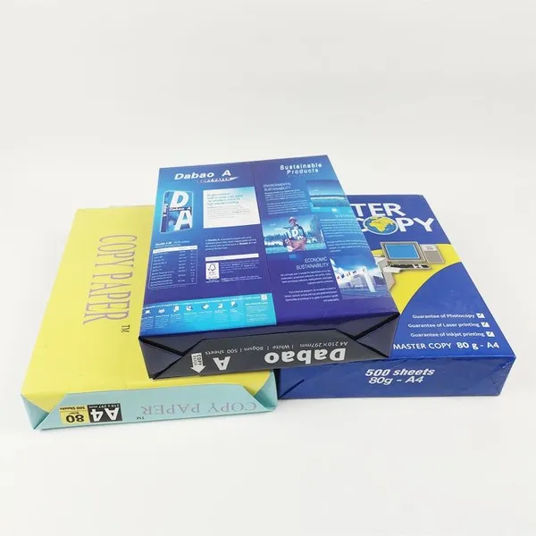 White Office Copy Paper 70GSM/80GSM A4 Paper With Custom Printing Pack MAIL+kala@sdzlzy.com photo-2