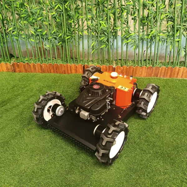 Remote Control Lawn Mower, China Track Mower Price, Radio Controlled Lawn Mower for Sale photo-5