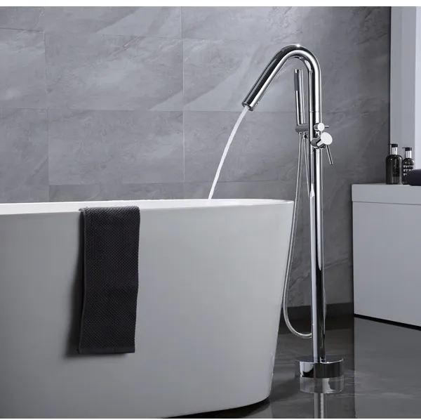 Easy to Use Easy to Maintain Easy to Clean Floor Mounted Bathtub Mixer photo-3