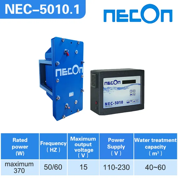 NEC-5010, Villa Swimming Pool Copper Silver Ion Disinfection Equipment, 100% Chemical Free Swimming Pool Water Treatment Equipment photo-2
