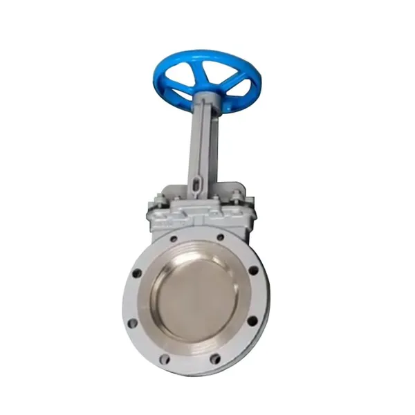High Quality Stainless Steel Manual Knife Gate Valve Flange Gate Valve photo-4